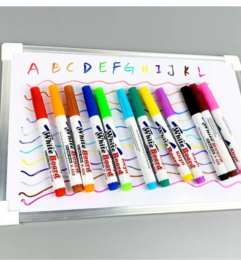 Outlet SOC Magical Water Painting Pen Water Floating Doodle Pens 4/8/12 Colors Kids Drawing Markers Early Education Magic Whiteboard Marker