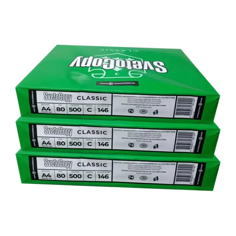Best SOC Print Copy Paper A4 80g 250 Sheets Of Raw Wood Pulp White Paper Draft School Office Copier Printer High Quality Paper Supplies